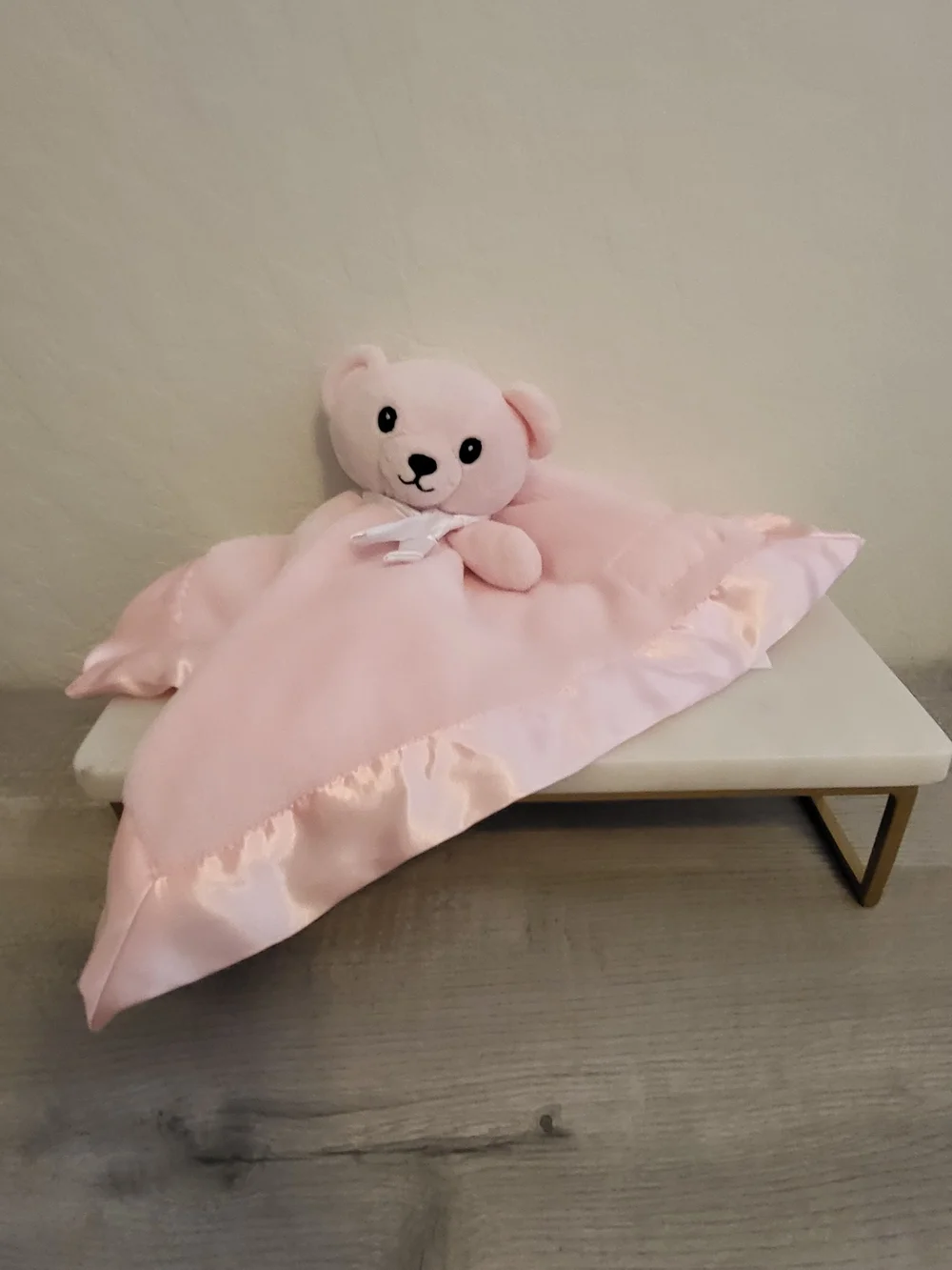 Ugg Plush Pink Bear Security Blanket for Kids